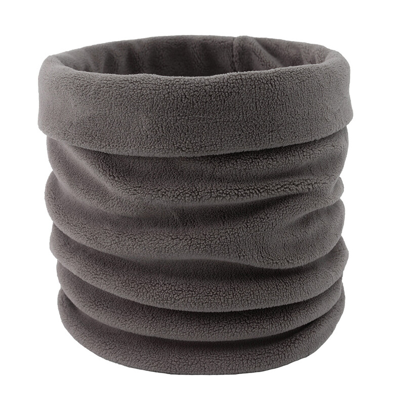 Lână polară solidă, unisex, tricotată, eșarfă caldă, iarnă, toamnă, inel, femei, bandană, șal, bărbați, bandă pentru gât, șal