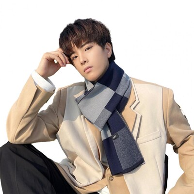 Ανδρικό κασκόλ Χειμερινό Κλασικό καρό Χειμωνιάτικο Ζεστό Θερμικό Πλεκτό Μαντήλι Μαντίλι Μαντίλι Μαντίλι Σάλι Περιτύλιγμα Ένδυσης Αξεσουάρ