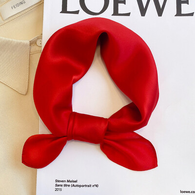 Eșarfă 100% mătase Bandana femei pătrate eșarfe înveliș batista dud modă de primăvară lux de înaltă calitate bentiță hijab șaluri