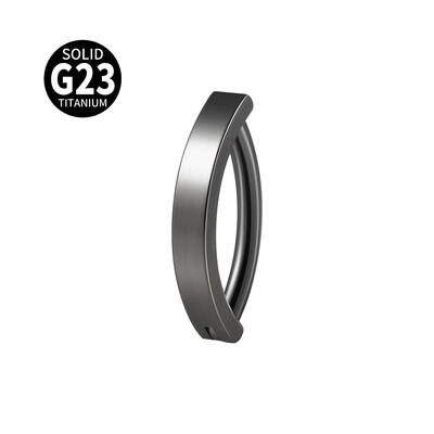 1PC G23 Titāna nabas pīrsings Fire Opal Vienkāršs nabas gredzens Cz Reversi izliekts Glossy Snap vēdera pīrsings ķermeņa rotaslietas