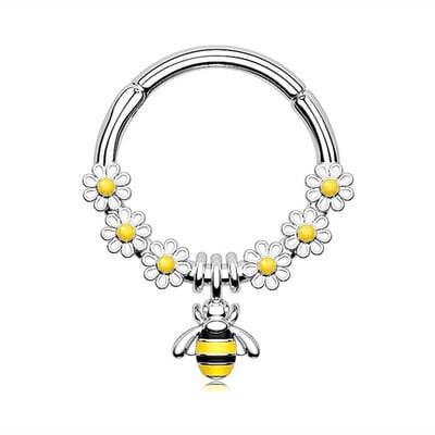 1 ks Moon Planet Septum Hoop Clicker Dangle Nose Ring Star Helix Hoop Heavy Cartilage Scorpion Scorpion