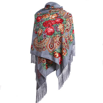 2023 Vyšívané šály Dámske dizajnérske dámske zimné šály Pashmina kvetinové bufandy Foulard teplé hidžábové zábaly cestovné štóly