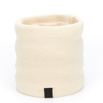 Téli női kötött sál Divat uniszex sálak Melegítő Snood Lady Warm Férfi Nyak Sál Gyűrű