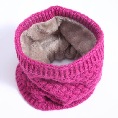 Copii Fete/Băieți Esarfă Infinit tricotată de iarnă Polar Fleece Încălzitor pentru gât