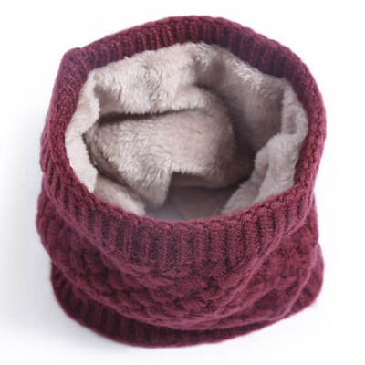 Copii Fete/Băieți Esarfă Infinit tricotată de iarnă Polar Fleece Încălzitor pentru gât