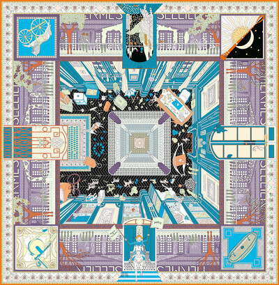 Eșarfă din mătase sarg de 90 cm, șal de modă, eșarfă pătrată de marcă de lux pentru femei, Bandana Hijab, Foulard, batic, eșarfe pentru cap, 2023, nou