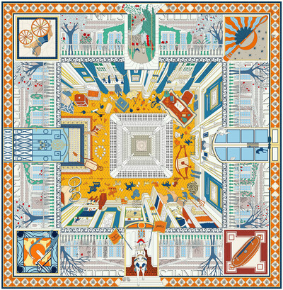 Eșarfă din mătase sarg de 90 cm, șal de modă, eșarfă pătrată de marcă de lux pentru femei, Bandana Hijab, Foulard, batic, eșarfe pentru cap, 2023, nou