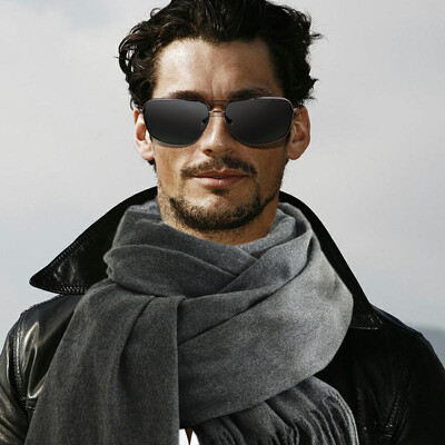 Divatos sál Férfi Téli Meleg Puha Bőrbarát Hosszú Hangtompító Bojttal Kasmír Pakolással Szélálló Hideg napon Unisex Pashmina