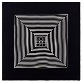 POBING Rankiniu būdu susuktas ruoželinis šilko šalikas Moteriškas geometrinis raštas kvadratinis kaklaskarės Echarpes Foulards Moteriškas apvyniojimas Bandana Hijab 90cm