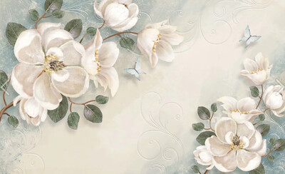 Tapeta prilagođene veličine Grana ruže Mural Europska TV pozadina Zid Dnevni boravak Spavaća soba cvjetni ukras doma fotografije tapeta