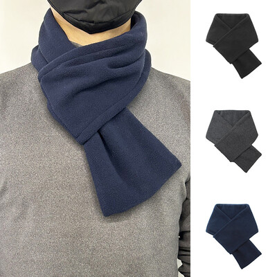 Vyriškas Polar Fleece Šalikas Moterų Žieminis Naujas Vienspalvis Šiltas Šalikas Minkštas Kaklo skarelė Pavasarinis Moteriškas Vyriškas Šiltesnis Kaklo Apykaklės Šalikas