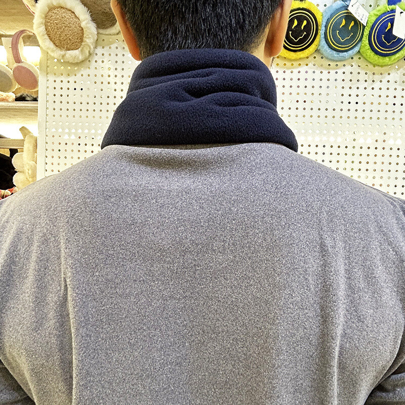 Bărbați eșarfă din lână polară femei iarnă noua culoare solidă eșarfe calde eșarfă moale pentru gât primăvară femeie bărbați mai încălzit eșarfă guler