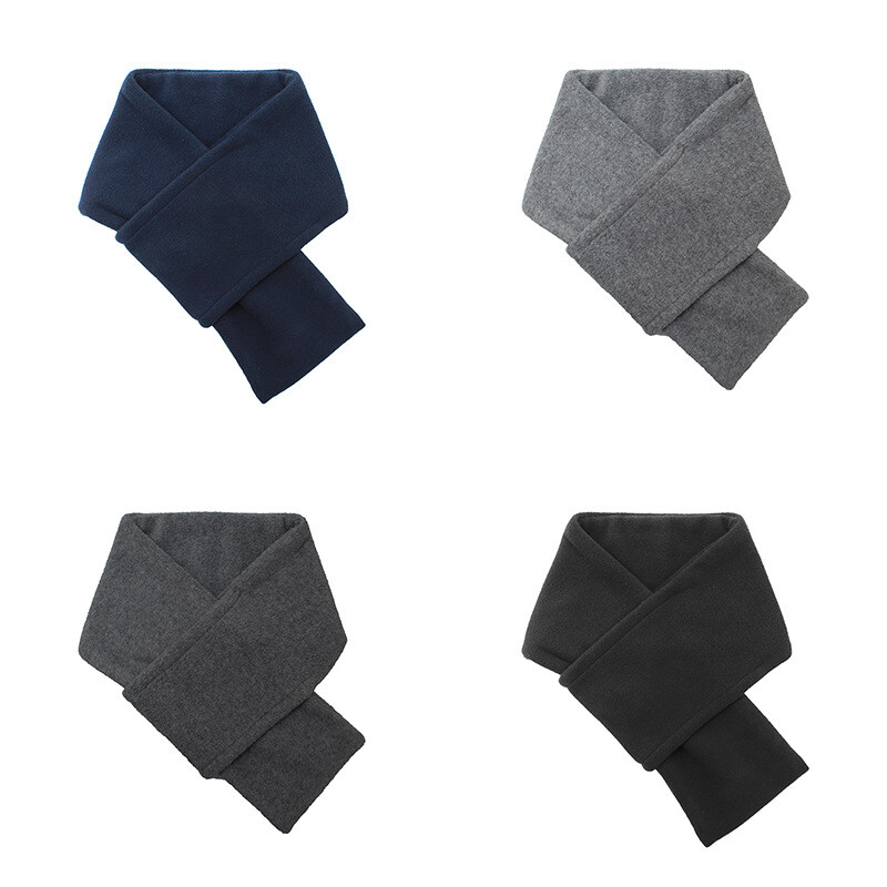 Bărbați eșarfă din lână polară femei iarnă noua culoare solidă eșarfe calde eșarfă moale pentru gât primăvară femeie bărbați mai încălzit eșarfă guler