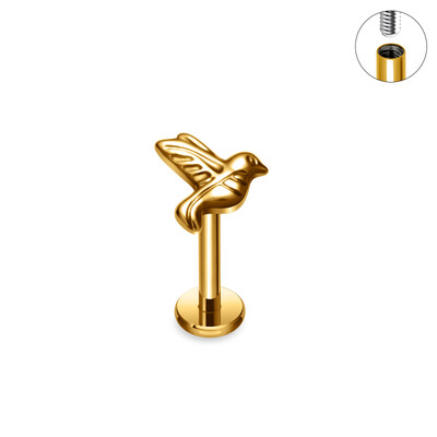 G23 titán piercing skorpió cápa pillangó alakú 16 g labret orr fülcsavar Tragus Helix porc fülbevaló női test ékszer