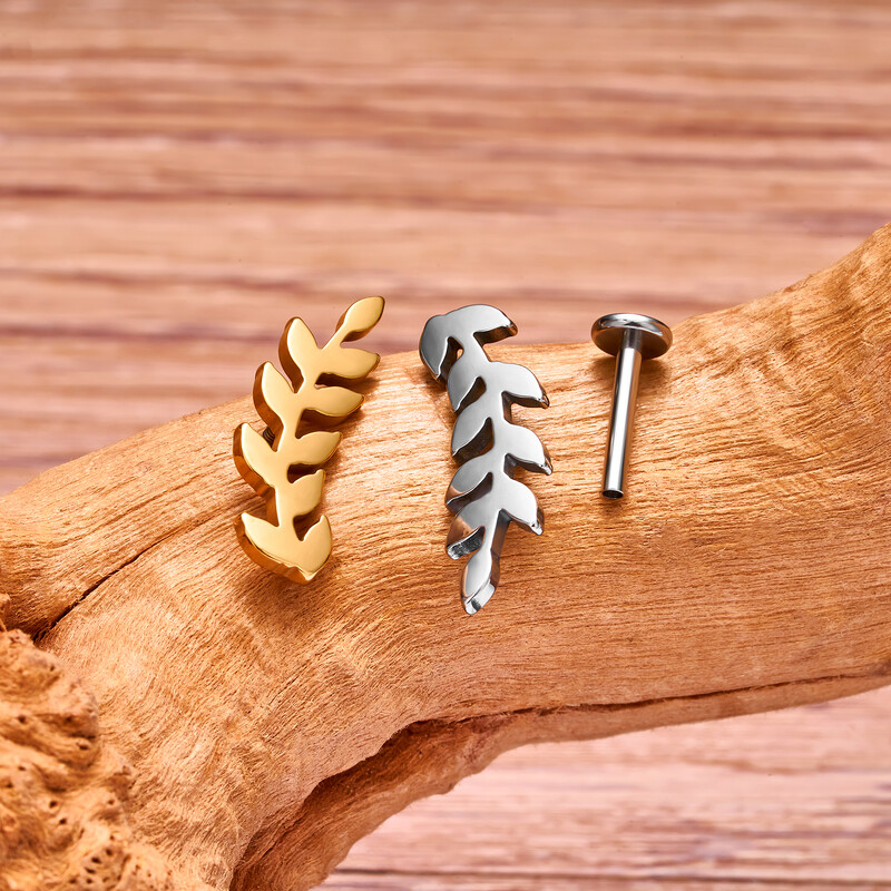 G23 titán piercing skorpió cápa pillangó alakú 16 g labret orr fülcsavar Tragus Helix porc fülbevaló női test ékszer