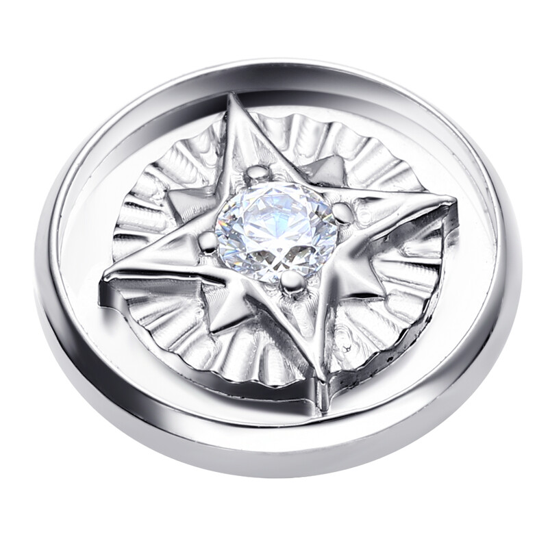 Amžinojo metalo ASTM F136 titano skydo formos viršus su plokščia žvaigždute, vidine sriegiu Labret auskarų vėrimo papuošalai GTEY230299