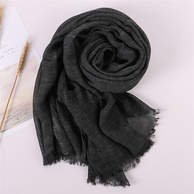 2024 NOU Toamnă Nou Bumbac Pashmina Şal Damă Wrap Călduţ Iarnă Esarfe Design Solid Imprimare Femei Foulard Plajă Stole Esarfă