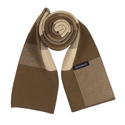 Eșarfă pentru bărbați de marcă de lux Eșarfe calde de cașmir de iarnă, șal de pashmina pentru bărbați, accesorii pentru bărbați de afaceri