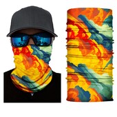 3 bucăți de camuflaj Bandana magică fără sudură Ghet pentru gât Bandă de cachetele pentru ciclism Tub de pescuit Protecție facială Bărbați Femei