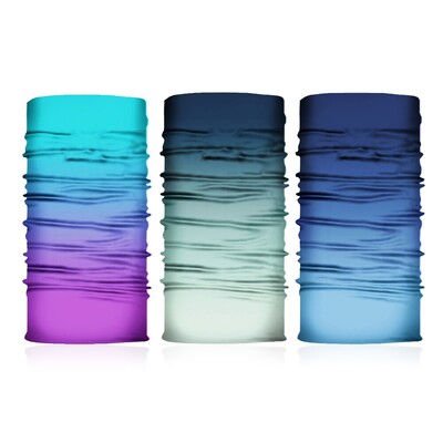 3 bucăți de camuflaj Bandana magică fără sudură Ghet pentru gât Bandă de cachetele pentru ciclism Tub de pescuit Protecție facială Bărbați Femei