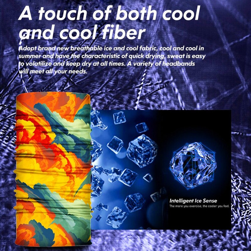 3 bucăți de camuflaj Bandana magică fără sudură Ghet pentru gât Bandă de cachetele pentru ciclism Tub de pescuit Protecție facială Bărbați Femei