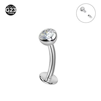 1 τεμ G23 Titanium Navel Piercing Fire Opal Απλό δαχτυλίδι με κοιλιά Cz ανάστροφο καμπυλωτό γυαλιστερό Sm ομφαλό με καμπύλη μπάρα Δαχτυλίδια κοιλιάς