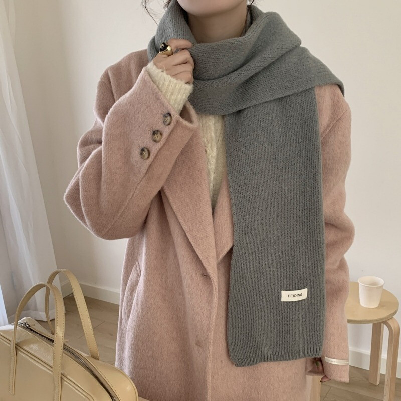 Új, kasmírutánzatú sál női téli kendők és pakolások Hidzsáb takaró női vastag nyakkendő Bufanda Pashmina Long Echarpe