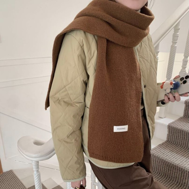 Új, kasmírutánzatú sál női téli kendők és pakolások Hidzsáb takaró női vastag nyakkendő Bufanda Pashmina Long Echarpe