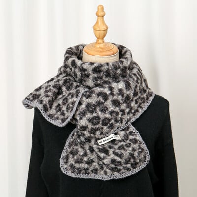 Dámska šatka s leopardím vzorom a imitáciou kašmíru, módna šatka, zabalená v zime, vonkajšia, udržiavajúca teplo, dámska šatka, štóly 210*80cm