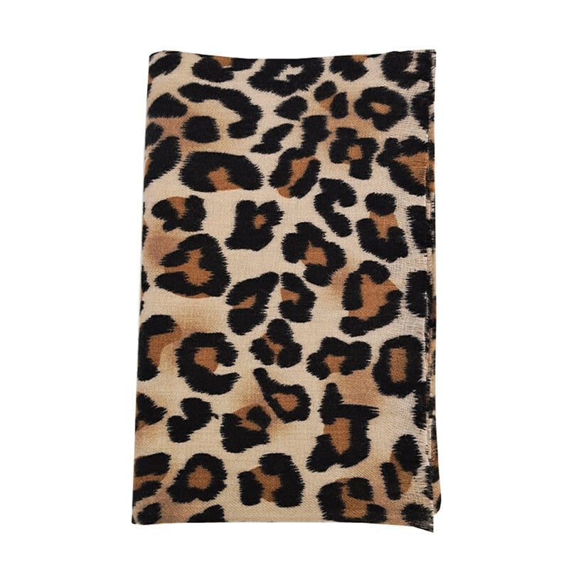 Dámska šatka s leopardím vzorom a imitáciou kašmíru, módna šatka, zabalená v zime, vonkajšia, udržiavajúca teplo, dámska šatka, štóly 210*80cm