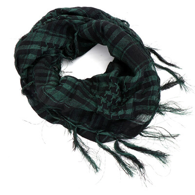 Arab sivatagi sál puha taktikai sál férfi női katonai turbán könnyű, kockás rojtos kültéri Arafat uniszex sálak