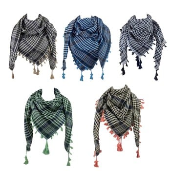 Κασκόλ Keffiyeh Tacticals Desert Scarf Wrap Shemagh Head Neck αραβικό μαντίλι Unisex Arab Shemagh Keffiyeh Palestine Scarf