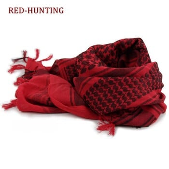 Φουλάρι Tactical Hunting Shemagh Tactical Desert Keffiyeh Κασκόλ αραβικού λαιμού με φούντα 43x43 ίντσες