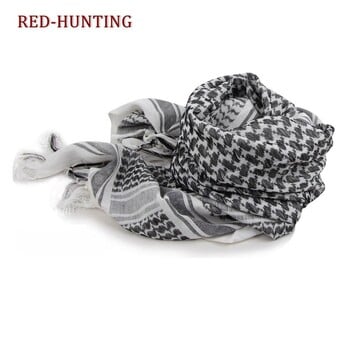 Φουλάρι Tactical Hunting Shemagh Tactical Desert Keffiyeh Κασκόλ αραβικού λαιμού με φούντα 43x43 ίντσες