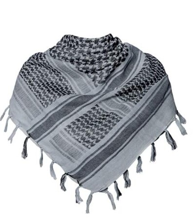Taktinė medžioklės skara Shemagh Tactical Desert Keffiyeh galvos kaklo skara arabiška įvyniojimas su kutu 43x43 colių
