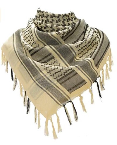 Taktinė medžioklės skara Shemagh Tactical Desert Keffiyeh galvos kaklo skara arabiška įvyniojimas su kutu 43x43 colių