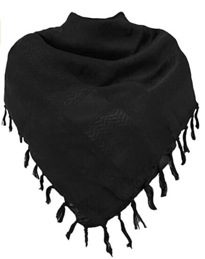 Taktinė medžioklės skara Shemagh Tactical Desert Keffiyeh galvos kaklo skara arabiška įvyniojimas su kutu 43x43 colių