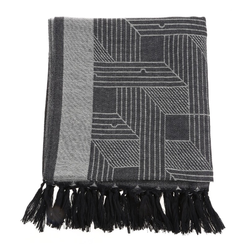 Bavlnená zmes ľahká púštna vetruodolná hidžábová šatka s pruhovaným vzorom, arabská keffiyeh, zahustená šatka pre mužov
