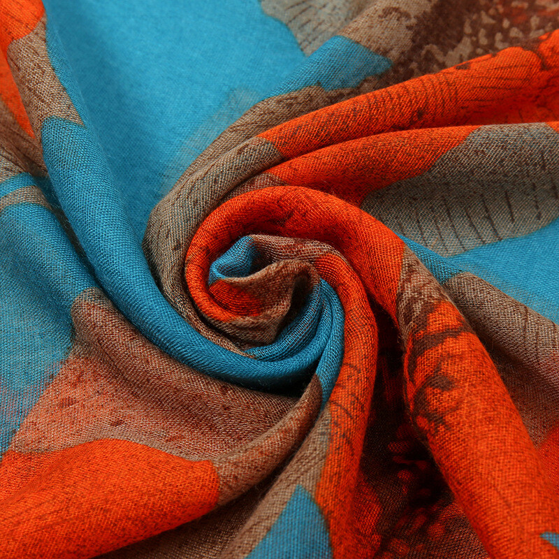 2023 őszi új divat Retro BIG virágos viszkóz sál Lady Print Voile kendők és pakolások Pashmina Foulards muszlim hidzsáb 180*80cm