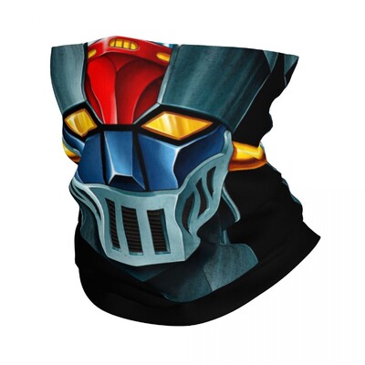 Bandana Mazinger Z Ghâc pentru gât imprimat OZN Robot Grendizer Goldrake Mască Esarfă Călărie pentru bărbați, femei, adulți, lavabil