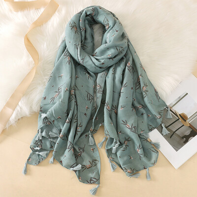 2023 Fashion Paisley Abstract Floral Ciuc Viscoza Şal Eşarfă Damă Înaltă Calitate Wrap Subţire Pashmina Furat Hijab Musulman 180*90Cm