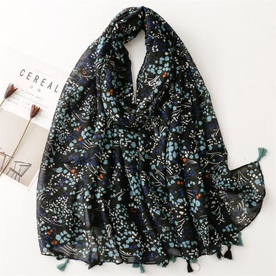 2023 Fashion Paisley Abstract Floral Ciuc Viscoza Şal Eşarfă Damă Înaltă Calitate Wrap Subţire Pashmina Furat Hijab Musulman 180*90Cm