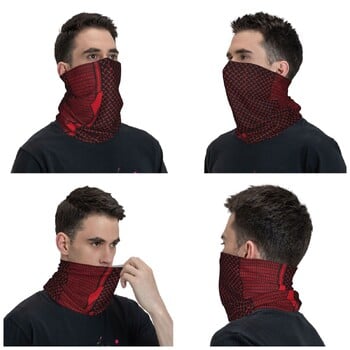 Kufiya Keffiyeh Bandana Neck Gaiter Printed Red Black Shemagh Balaclavas Маска Шал Колоездене Езда Мъже Жени Възрастни Всички сезони