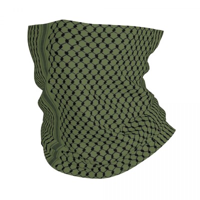 Hatta Kufiya Ľudová šatka na krk, arabská keffiyeh, shemagh, kukly, šatka na tvár, teplá čelenka, rybárska unisexová šatka pre dospelých, vetruodolná