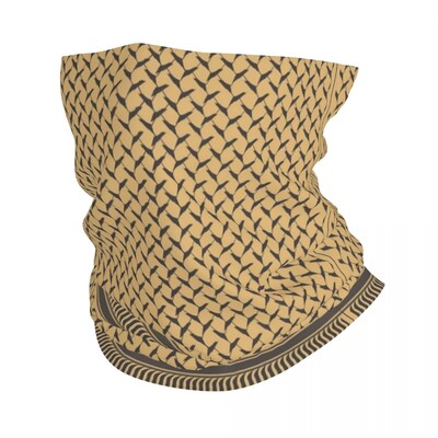 Keffiyeh Kufiya Bandana Neck Cover Print Shemagh brown Beige Balaclavas Wrap Scarf Топли шапки Риболов Унисекс Възрастен Ветроустойчив