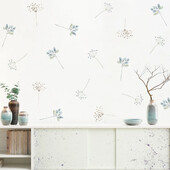 Zidne naljepnice s cvjetnim biljkama u akvarelu za dječju sobu Naljepnice za uređenje dječje sobe za dječake i djevojčice Zidne naljepnice za dječju sobu