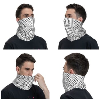 Hatta Kufiya Folk Bandana Gaiter λαιμόκοψης με στάμπα Balaclavas Wrap Scarf Κασκόλ Ιππασία για άνδρες Γυναίκες Ενήλικες Όλη τη σεζόν