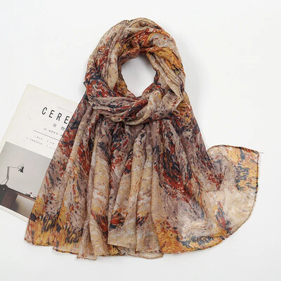 2024 m. pavasaris Nauja mada Retro BIG Gėlėtas Viskozės Šalikas Lady Print Voile Šaliai ir įvyniojimai Pashmina Foulards Musulmon Hijab 180*85cm