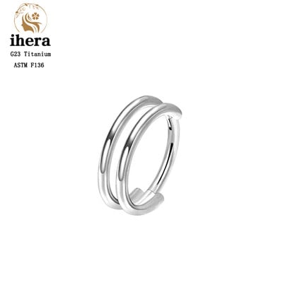 G23 titán orrgyűrű klikker fül porc Tragus Helix Daith kerek fülbevaló karika CZ 16G csuklós szegmens testpiercing ékszer