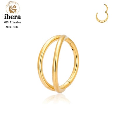 G23 titán orrgyűrű klikker fül porc Tragus Helix Daith kerek fülbevaló karika CZ 16G csuklós szegmens testpiercing ékszer